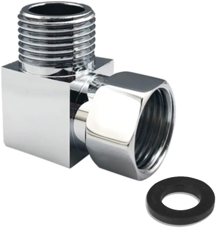 Water Diverter Fitting Adapter, Add-A-Tee G1/2" Hose Connector Adapter for Angle Valve adapter, Shower arms, Toliet Bidet Sprayer, Hose Pipe Fittings (3 Way T2)