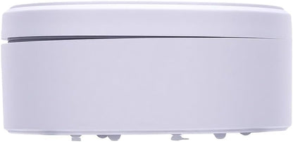 Fdit Water Leak Detector for Smart Home, Zigbee Water Sensor Alarm with App Alert, Bendable Probe Leak Alarm for Basement Bathroom Under Sink (White)
