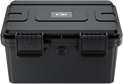24 Slots CR2 CR123 CR123A Lithium Battery Organizer Case, IP67 Waterproof Hard Case for CR17345/CR16340/CR18350/CR15270(CR2) Explosionproof Batteries Storage Holder for Household Outdoor Camping