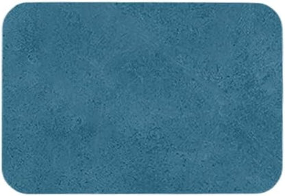 TYUU Bath Mat, Bathroom Rugs Non Slip Washable Thin Absorbent Quick Dry Bath Mat Fits Under Door Bathroom Floor Mat Perfect for Bath, Shower, or Sink 16"x24" Dark Grey