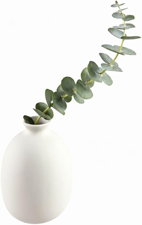 Daittin Small Ceramic Vase Set, Mini Flower Vases for Home Decor, Aesthetic Table Centerpieces for Living Room Bedroom Bathroom Shelf (Style-5)