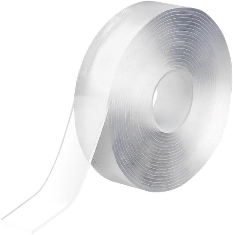 Nano Tape Tracsless Double Sided Tape Transparent No Trace Reusable Waterproof Adhesive Tape Cleanable Home Kitchen Bathroom