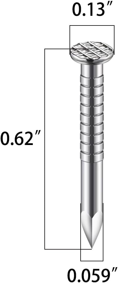 Wensilon 430pcs Stainless Steel 304 Nails Kit, Hanging Nails Kit, Wall Nails Kit, Dowels Kit, Long Nails Kit