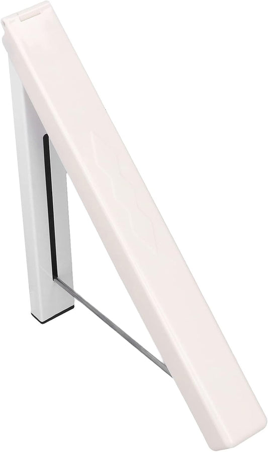 Wall Mounted Drying Rack | Foldable & Retractable Clothes Hanger | Holds 60 Lbs for Bathroom/Laundry Room/Closet | Space Saving Home Organizer