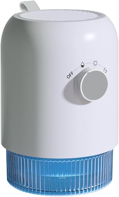 Dehumidifier for Home (300 Sq.Ft), Small Dehumidifiers with Auto Shut Off, Ideal for Closet Bedroom Bathroom RV T1-WHITE Upgrade