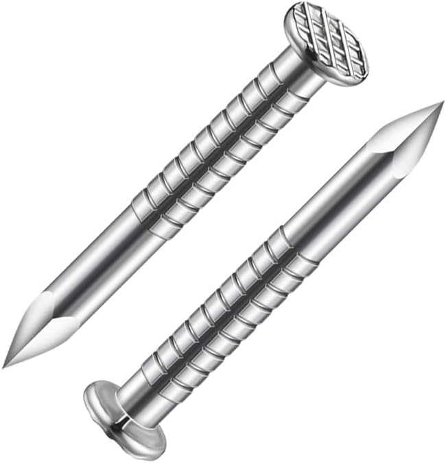 Wensilon 430pcs Stainless Steel 304 Nails Kit, Hanging Nails Kit, Wall Nails Kit, Dowels Kit, Long Nails Kit