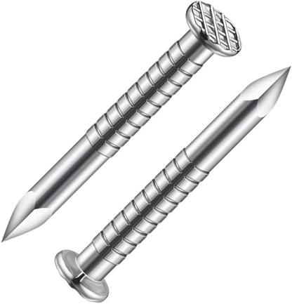 Wensilon 430pcs Stainless Steel 304 Nails Kit, Hanging Nails Kit, Wall Nails Kit, Dowels Kit, Long Nails Kit