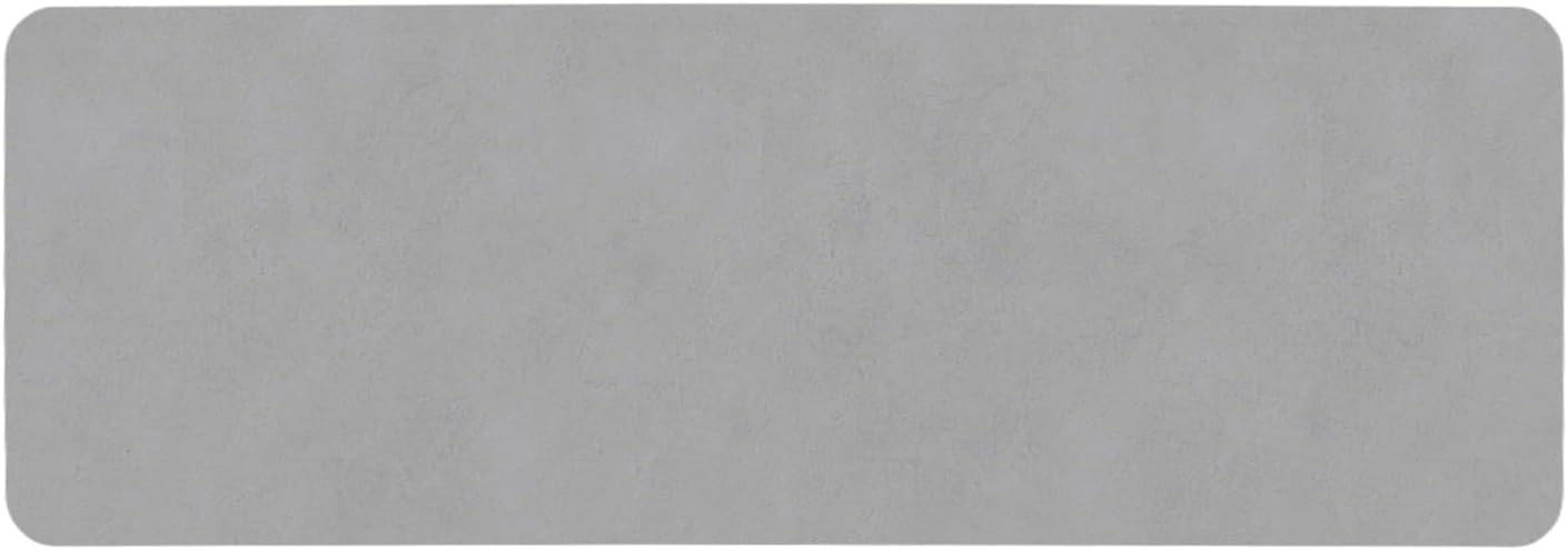 TYUU Bath Mat, Bathroom Rugs Non Slip Washable Thin Absorbent Quick Dry Bath Mat Fits Under Door Bathroom Floor Mat Perfect for Bath, Shower, or Sink 16"x24" Dark Grey