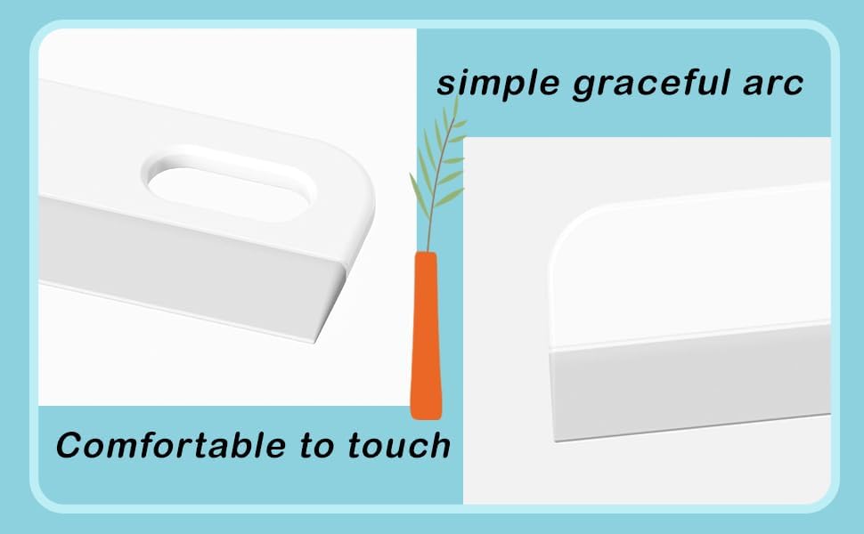 Mini Soft Rubber Window Squeegee Window Scrubber Scraper Glass Cleaning Squeegee Tool for Glass,Shower Door,Mirrors,Bathroom,Kitchen Countertops,Car Windshield