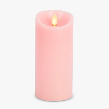 Luminara Flameless LED Battery Operated Ivory Pillar Candle, Flickering Realistic Moving Flame, 3" x 4.5" Luminous Real Wax Indoor Home Decor Pack of 1