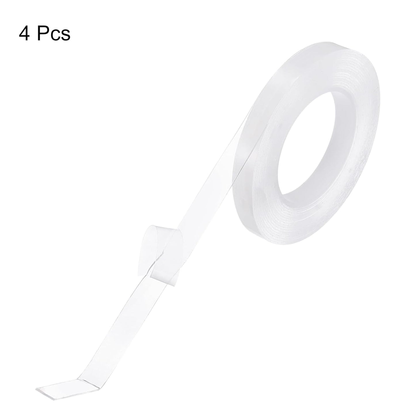 HARFINGTON Double Sided Nano Tape 10FT x 2" x 0.04" Multipurpose Removable Clear Mounting Tape Washable Waterproof Picture Hanging Adhesive Strips for Walls Carpets Posters Decor