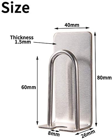 HANZE 2 Pack Toothbrush Holder 304 Stainless Steel Adhesive Wall Mounted 3 in 1 with Toothbrush Holder Toothpaste Holder and Cup Holder for Bathroom Shower