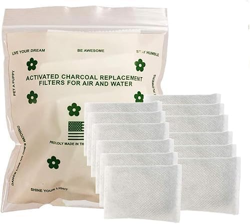 Green Piece® 24 Pack Overstuffed All-Natural Diaper Pail Deodorizer | Activated Charcoal Air Purifier Compatible with Diaper Pails, Shoe Closets, Trash Cans, Pets - Made in The USA by Green Piece