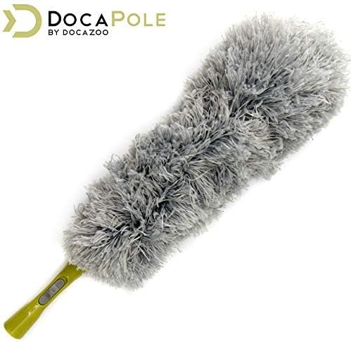 DOCAZOO DOCA Telescoping Pole 7-28 Ft - Extension Pole for Cleaning, Feather Duster, Window Washing Kit, Paint Roller, Window Squeegee - High Reach Extendable Kit for Indoor & Outdoor - Pole Only