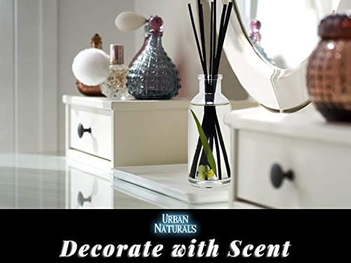 Urban Naturals Smoked Vanilla Reed Diffuser Set with Vanilla Bean, Sandalwood & Leather | Made in the USA - Colors B