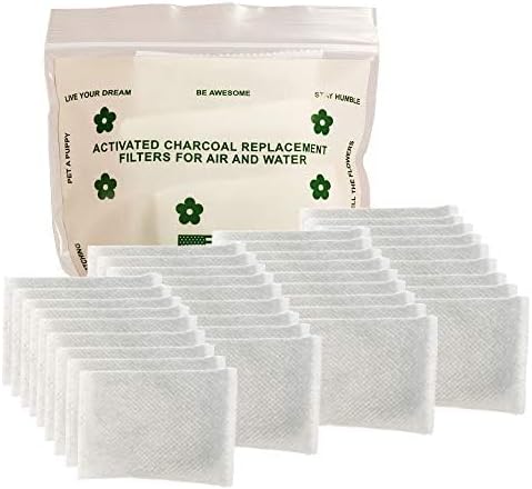 Green Piece® 24 Pack Overstuffed All-Natural Diaper Pail Deodorizer | Activated Charcoal Air Purifier Compatible with Diaper Pails, Shoe Closets, Trash Cans, Pets - Made in The USA by Green Piece