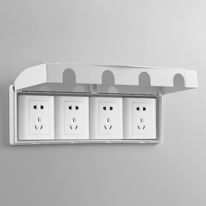 Fielect Weatherproof In Use Outdoor Outlet Cover 86Type Clear Electrical Outlet Cover Box 5" x 8.4" x 1.9"