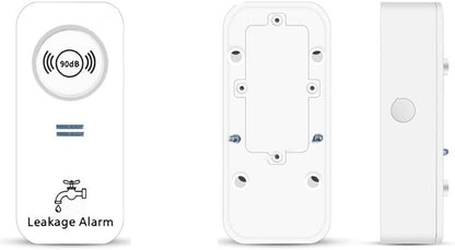 Home Security Water Leak Detector Alarm with 90dB Alert and IP66 Waterproof for Cellars, Bathrooms and Under Sinks (1)