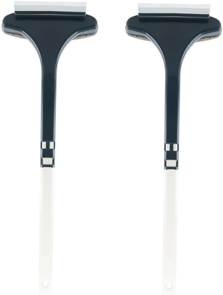 2pcs Window Screen Cleaning Brush Set Double-Sided Window Cleaner Tool Detachable Scrubber for Home Use Efficient Cleaning for and Screens