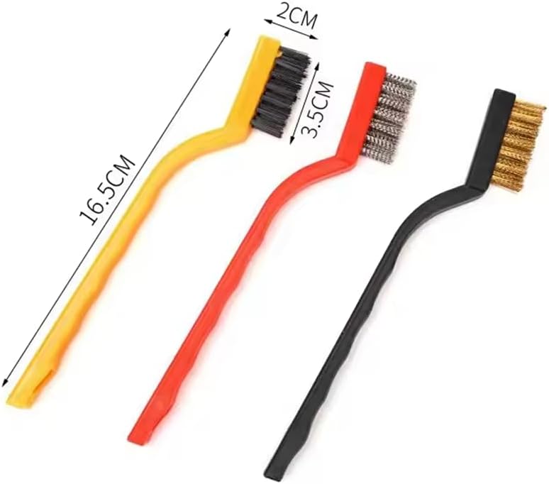 Cleaning Brush Home Kitchen Clean Wire Brush for Gas Stove Smoke Machine, Gap Cleaning Brush, Hard Bristle Crevice Cleaner Brush, Crevice Cleaning Tool, Wire Clean Brush Set,