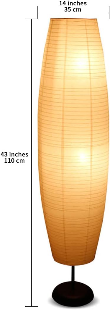 Paper Floor Lamp Shade White Rice Paper Lampshades Replacement Lamp Cover Floor Lamp Cover Replacement for Bedroom Living Room