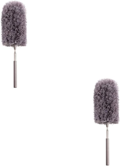 Magik 1-2 Pcs Adjustable Microfiber Feather Duster Extend Brush Household Cleaning (1 Pack)