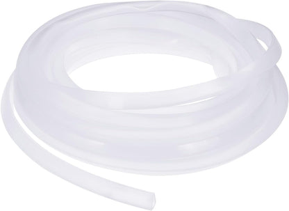 YOKIVE Clear Rubber U Channel Edge Trim, Silicone Door Seal Strip 3/16" Slot Fit for 5/32"-7/32" Edge | Metal Edge Guard Protector Great for Plywood, Glass, Sheet Metal (10-Feet)