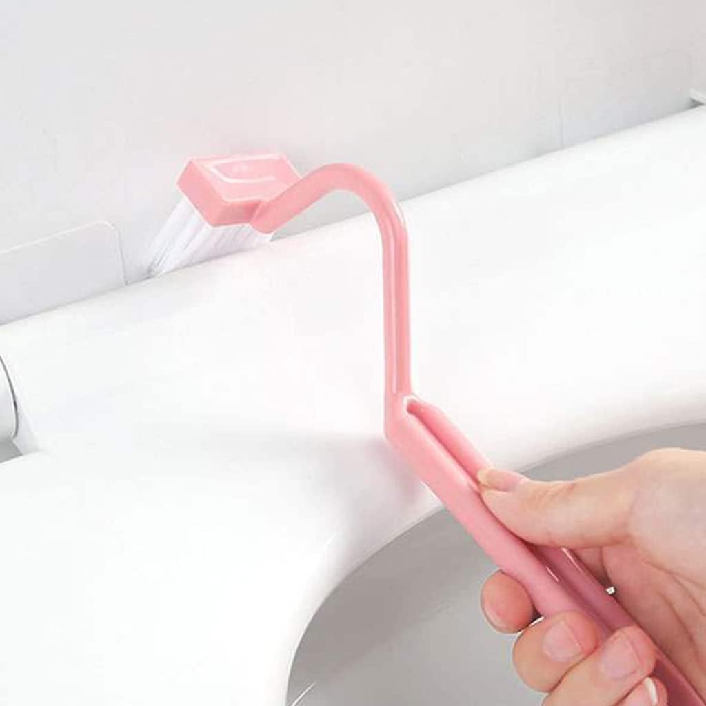 Long Handle Toilet Brush Household Deep Tool Bathroom Accessories Nordic V-Shaped Toilet Brush Curved Toilet Brushes for Bathroom for Under Rim