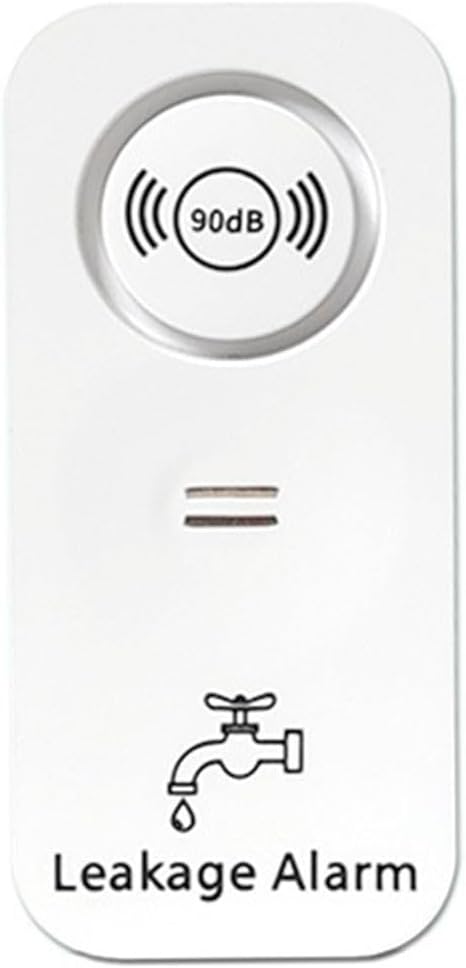 Home Security Water Leak Detector Alarm with 90dB Alert and IP66 Waterproof for Cellars, Bathrooms and Under Sinks (1)