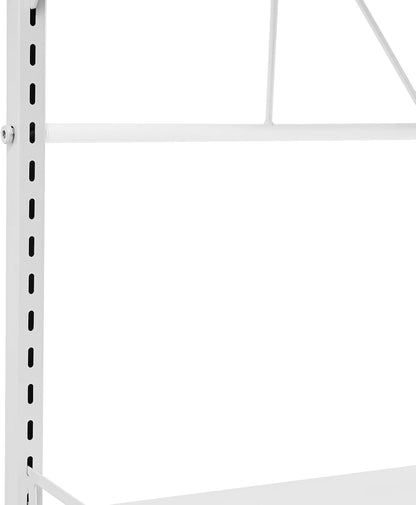 Adjustable Height Laundry Room Shelves for Laundry Room Organization 3 Tiers Laundry Room Organization Shelves Over The Washer and Dryer Storage Shelf (Black, 26.8×18.3×64in)