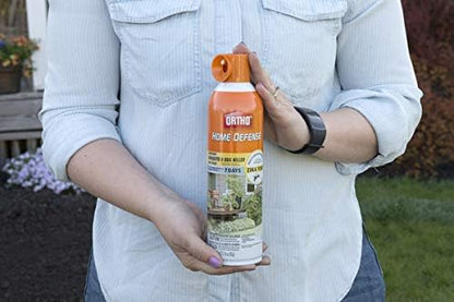 Ortho Home Defense Mosquito Kill and Prevent - Controls Mosquitoes and Larvae, Silent, Easy-to-Use, Mosquito Killer Protects up to 4,300 sq. ft., 1 Station & 2 Bands for 2 Months Protection