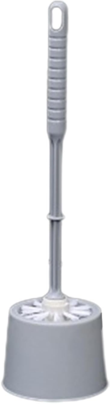 Toilet Brush and Holder Set Compact Toilet Bowl Brush and Holder for Under Rim, Durable Bristles, Toilets Cleaner Cleaning Brushs Toilets Scrubber Bathroom Accessories Cleaning Tools, Gray