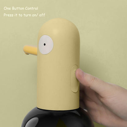 Kids Automatic Soap Dispenser - Cute Duck Touchless Foaming Hand Soap Dispenser, Waterproof USB Rechargeable, Hand- Free Shampoo Dispensers for Bathroom, Kitchen Countertop, Preschool