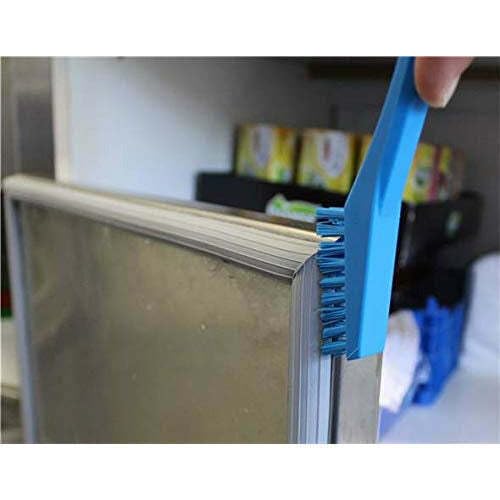Vikan - 44016 Detail Brush, Multifunctional, Slip-Resistant Cleaning Tool, Extra Stiff Polypropylene & Polyester Bristle, 8 Inch, Yellow