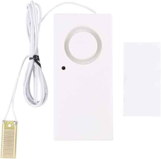 Water Leak Detector with 120dB Alarm, Wireless Water Sensor for Home, Kitchen, Basement, Bathroom, Sump Pump, Laundry, and Garage, Battery Included