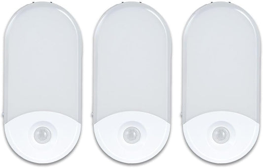 Camelion 3-Pack 4-in-1 Plug-in Power Failure Night Light,Motion and Light Sensor, Rechargeable Emergency Flashlight, Power Outage Light, Great for Emergency Preparedness, Hurricanes and Survival Kits