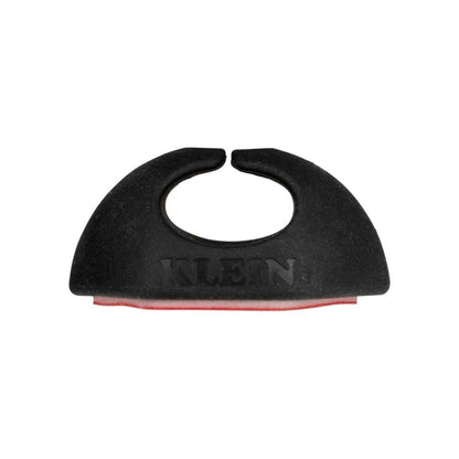 Klein Tools 450-410 Cable Clips, Made in USA, Self-Adhesive 3-Slot Cable, Cord Management Mounting Clips, Optional Screw for Permanent Mounting, 10-Pack