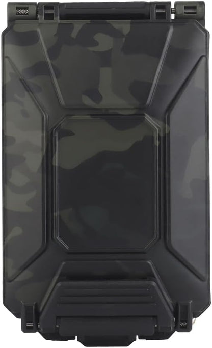 WoSporT Tactical Modular Battery Storage Organizer, MOLLE Military Hunting Vest Carry 18650/AAA/CR123A/18350 Battery Box Holder Case