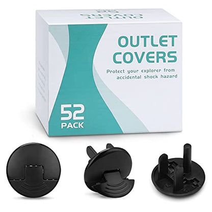 PRObebi Outlet Covers Baby Proofing White - 38 Pack Plug Covers for Electrical Outlets, Child Proof Socket Covers, Baby Safety Products for Home, Office, Easy Insatllation