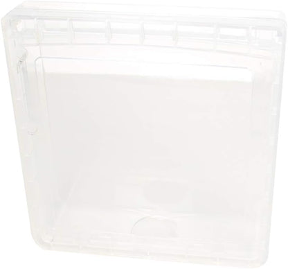 Heyiarbeit Weatherproof Cover Plug in Use Outlet Receptacle Protector 5.59"x3.27"x1.89"(LxWxH) for Retrofit Siding Construction 120 Type Transparent 1Pcs