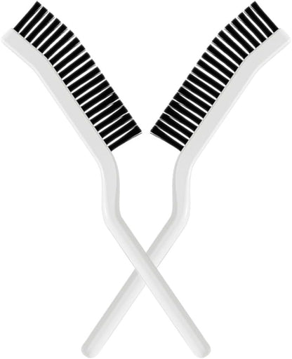 Amosfun 4pcs Hard Bristle Crevice Cleaning Brush 8.2" Gap Cleaning Tool for Kitchen Bathroom Window Tracks and Narrow Spaces