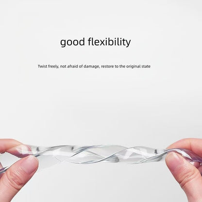 Clear Furniture Edge Protector Strip, Flexible Corner Guards, 0.6 Inch Wide, 39-196 Inch Length, Adhesive-Free Table Protection (118 inches.)
