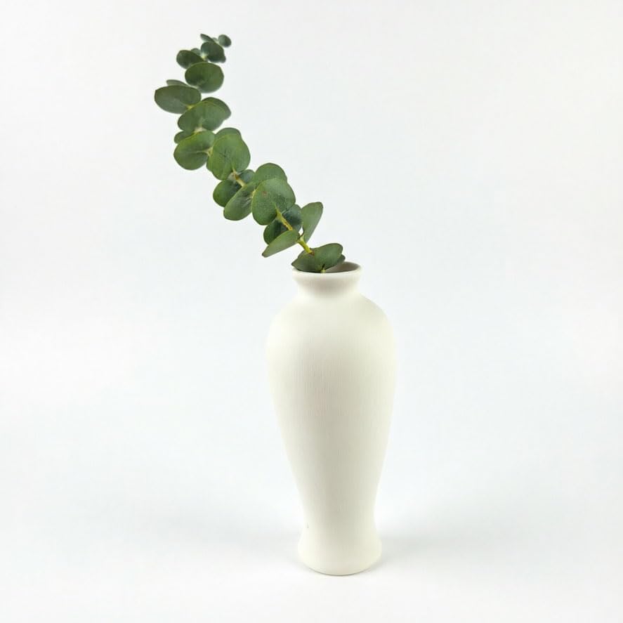 Daittin Small Ceramic Vase Set, Mini Flower Vases for Home Decor, Aesthetic Table Centerpieces for Living Room Bedroom Bathroom Shelf (Style-5)