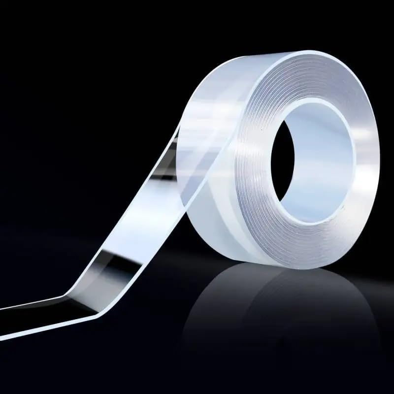 Nano Tape Tracsless Double Sided Tape Transparent No Trace Reusable Waterproof Adhesive Tape Cleanable Home Kitchen Bathroom
