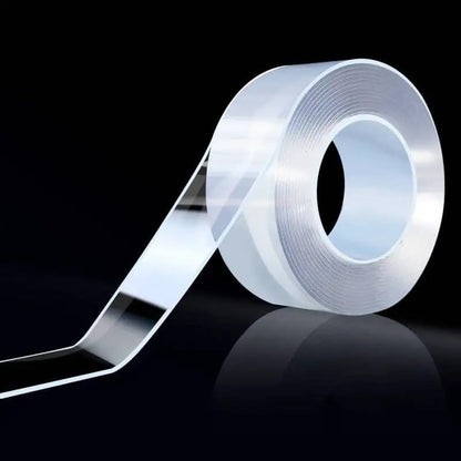 Nano Tape Tracsless Double Sided Tape Transparent No Trace Reusable Waterproof Adhesive Tape Cleanable Home Kitchen Bathroom