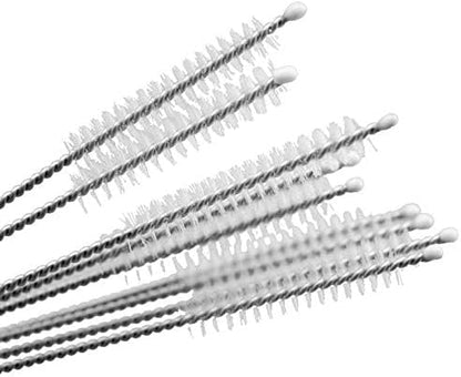 Drinking Straw Brush-50 Pack, 90" x 8 mm Cleaner Brush for Stainless Steel Straws and Cleaning Brush for Smoothie Straws. Reusable Washable Dishwasher Safe