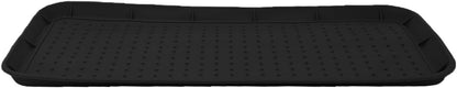 Jiawu Silicone Shoe Tray, Heavy Duty Non Slip Boot Tray with Raised Lip, Shoe Storage for Entryway Indoor Outdoor Use (Black)