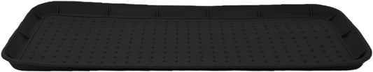 ASHATA Boot Tray Heavy Duty Silicone Shoe Mat Tray with Lip Non Slip, Boot Mat Organizer for Front Door Entryway Indoor Outdoor Use, 30x15 Inch (Grey)