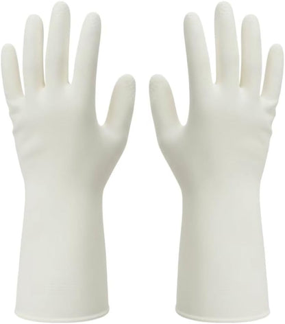 15mil Heavy Duty Reusable Nitrile Cleaning Gloves, 6 Pairs, L | 15mil Thick, 13in Long Cuff, Non PFAS, Food Safe, Chemical Resistant, Non-Slip Grip, Latex Free