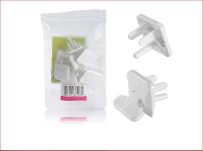 Bates- Outlet Covers Child Proof, 10 Pack, White, 3 Prong Outlet Covers